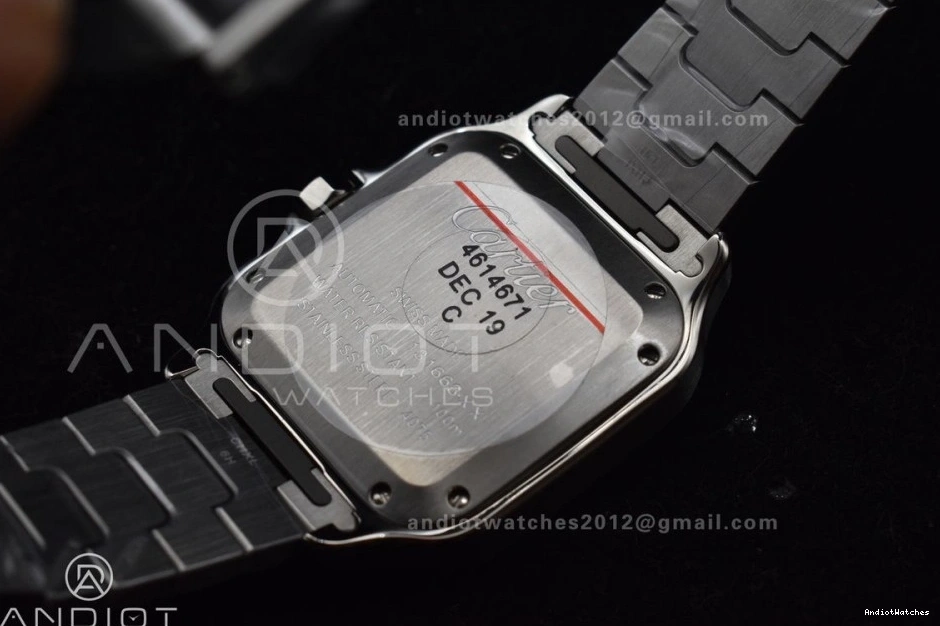 Bracelet 1:1 V Edition Best SmartLinks 35mm Dial White on YG BVF de StreetReady Cartier YG MIYOTA SS SS Santos 9015 1096 0803
